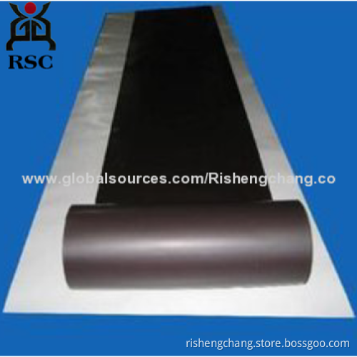 Plastic magnet, can be cut into many different kinds of shapes, used to make fridge magnet